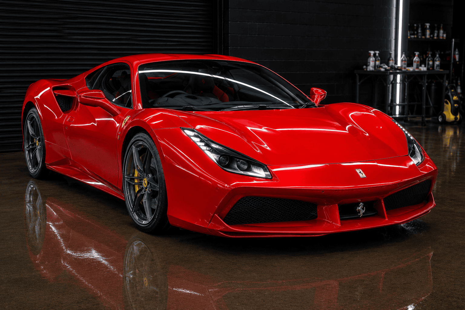 Ferrari F8 after detailing