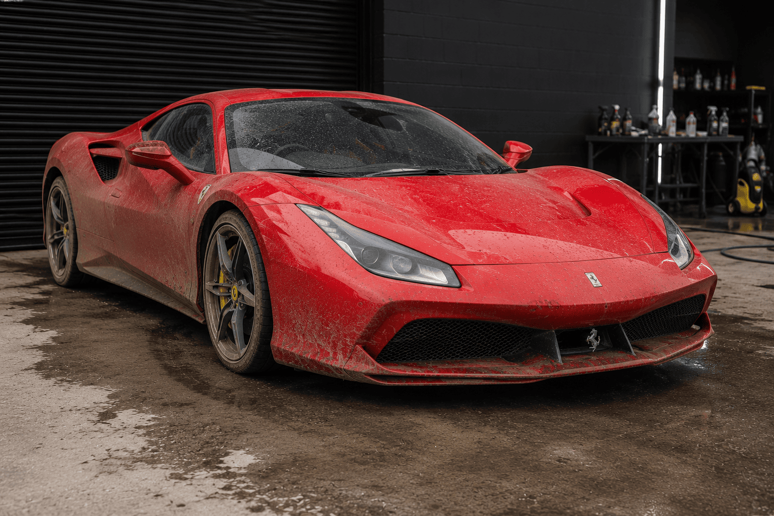 Ferrari F8 before detailing