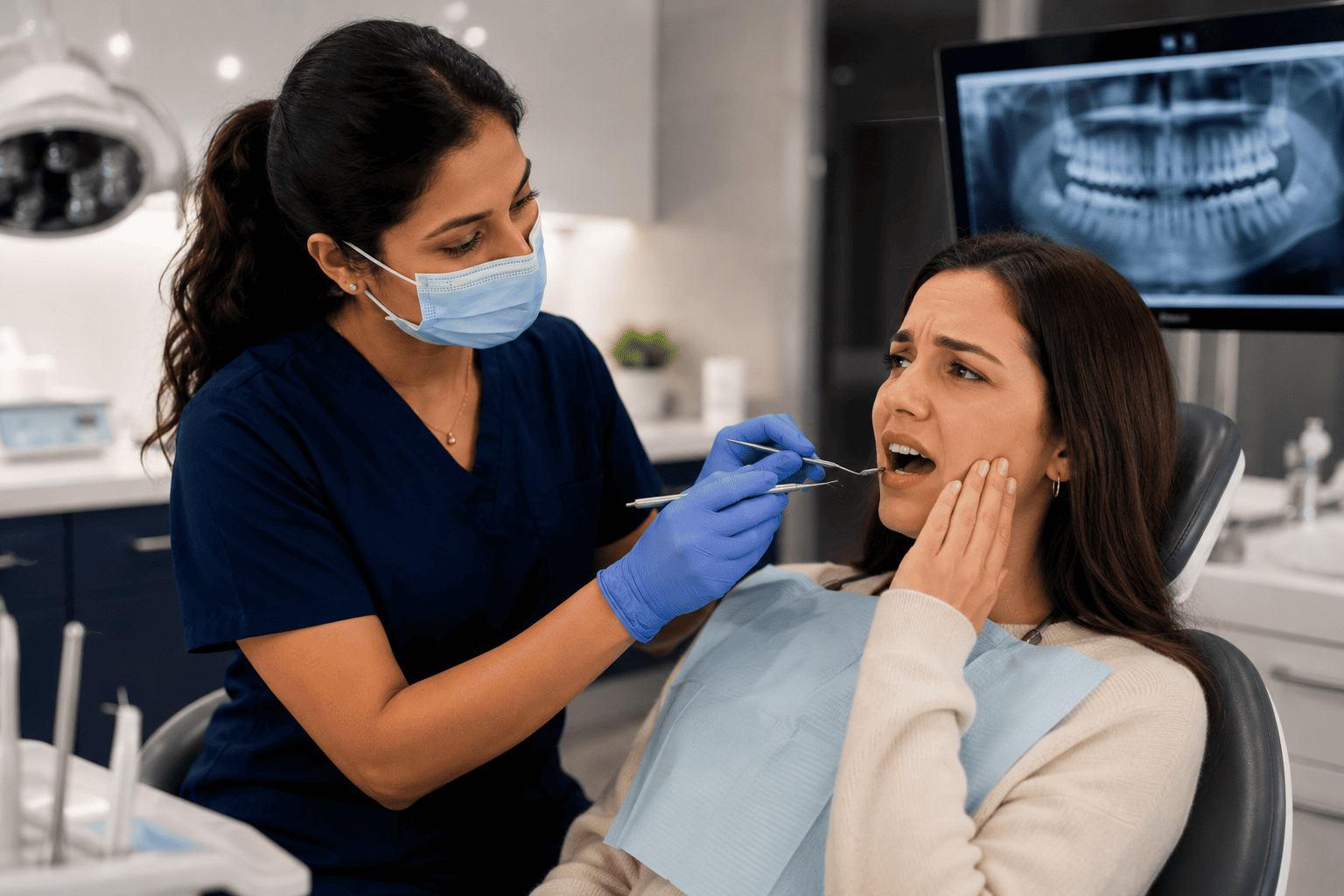 Emergency dental exam for tooth pain in Phoenix